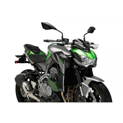 Alerones laterales Puig Downforce Naked Kawasaki Z900 verde