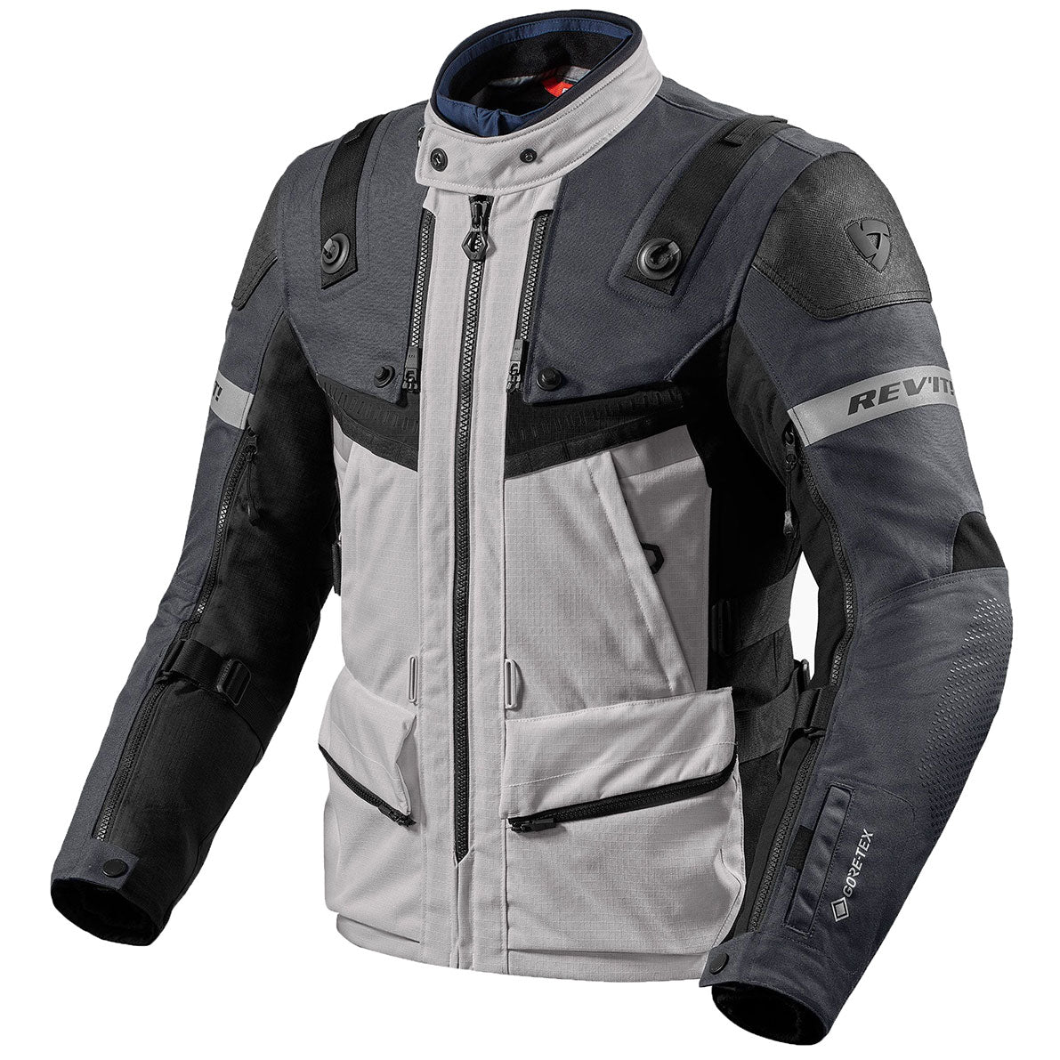 Chaqueta Rev'it Defender 3 GTX plata / antracita