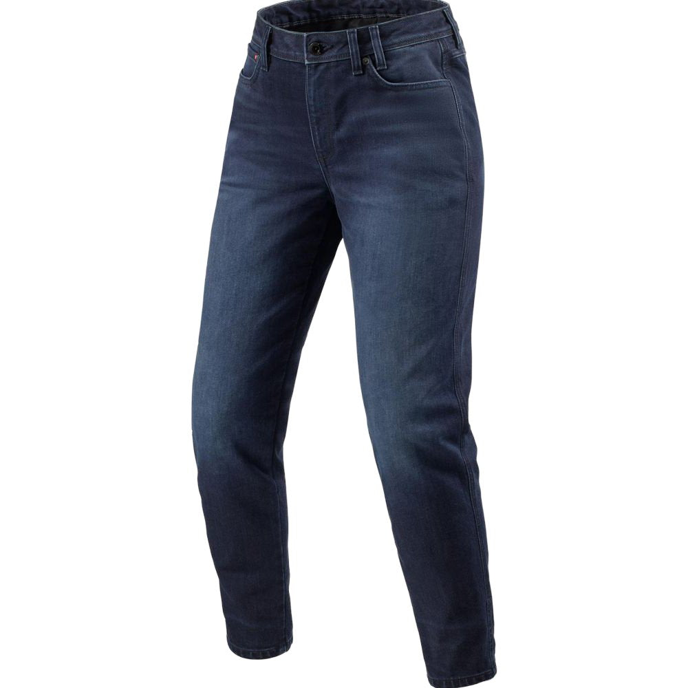 Pantalón vaquero Revit Harper Tapered Lady L32 azul oscuro