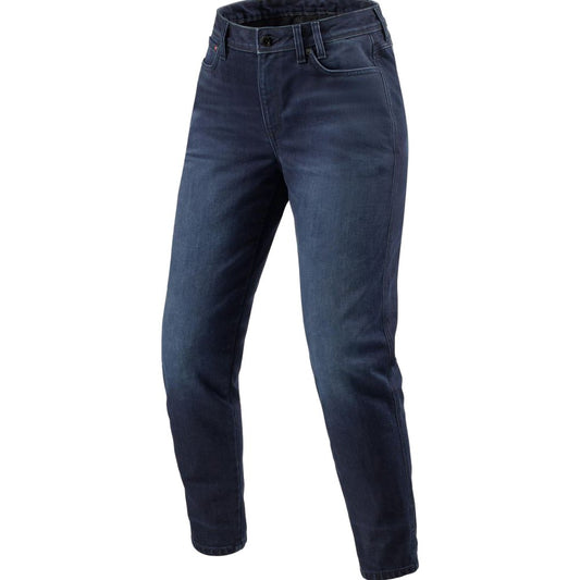Pantalón vaquero Revit Harper Tapered Lady L32 azul oscuro