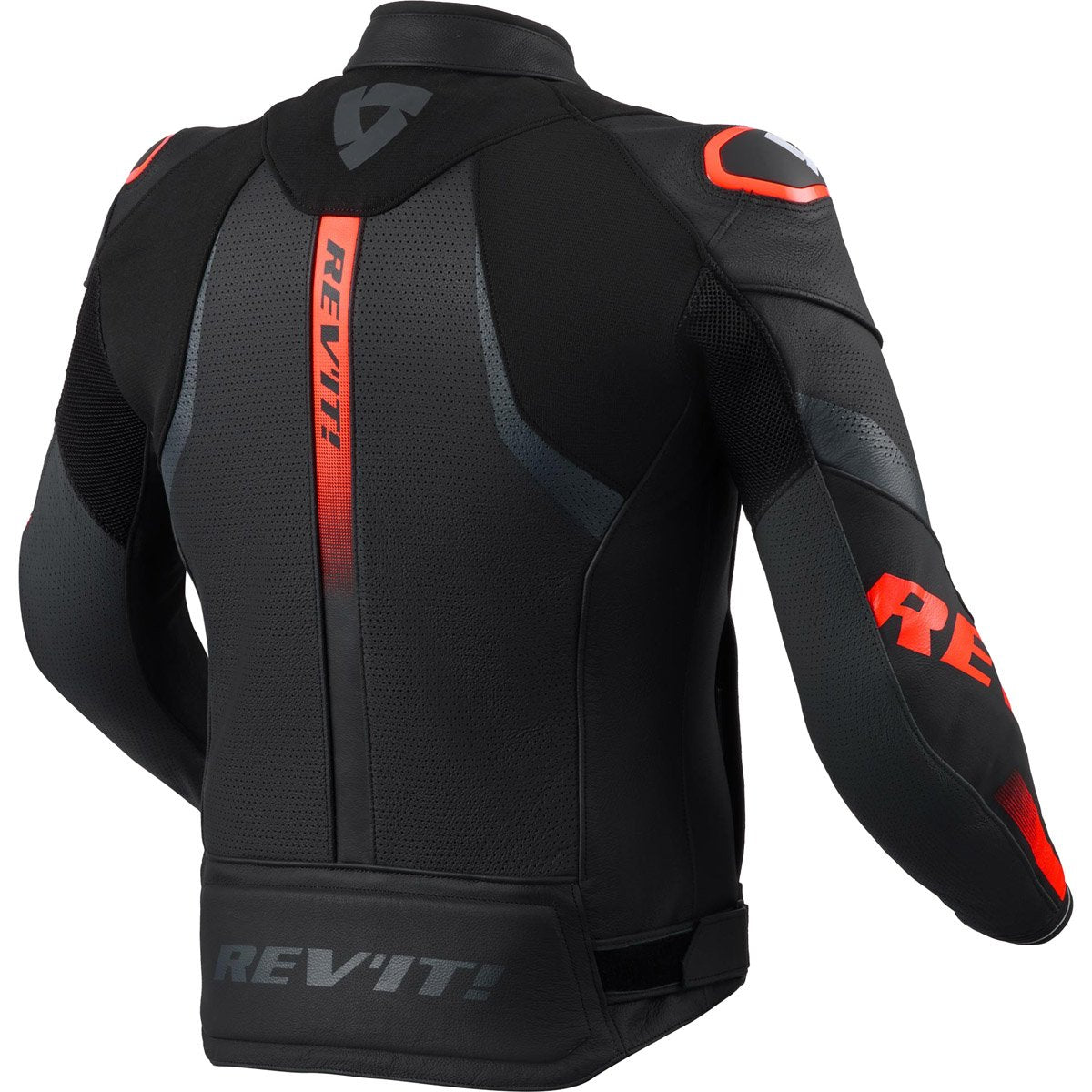 Chaqueta Rev'it Hyperspeed 3 Air negro / rojo neón
