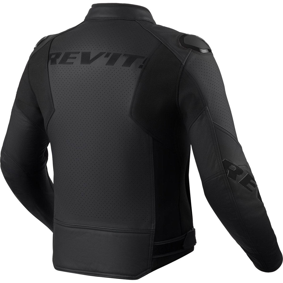 Chaqueta de piel Rev'it! Quadratic negro