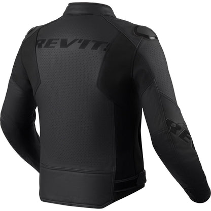 Chaqueta de piel Rev'it! Quadratic negro