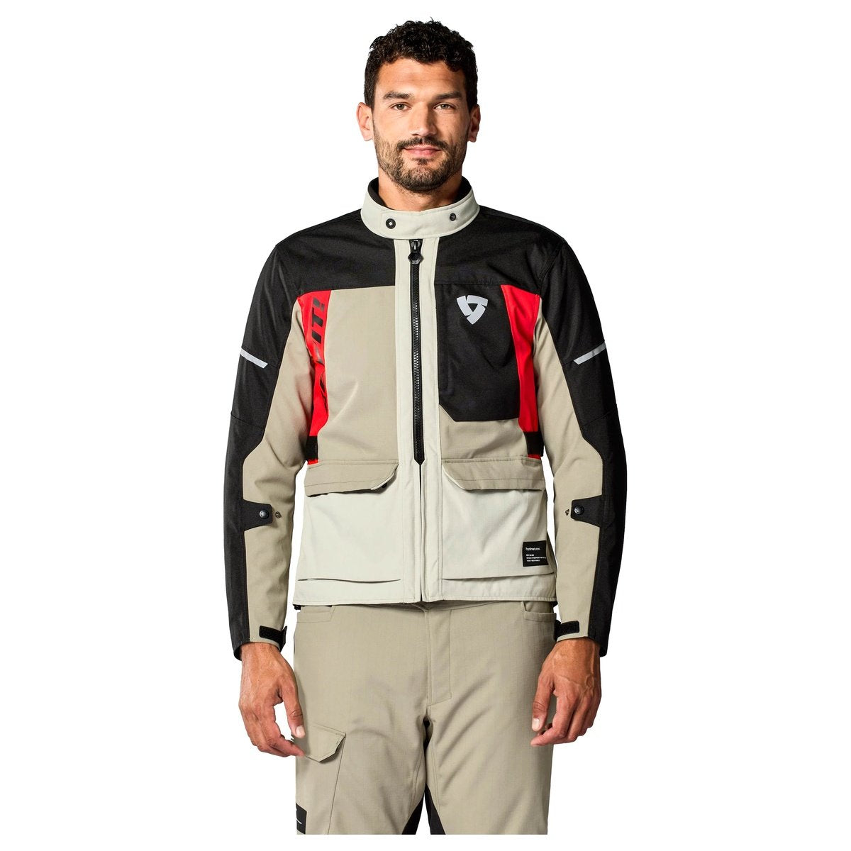 Chaqueta Rev'it Convergent H2O arena / rojo