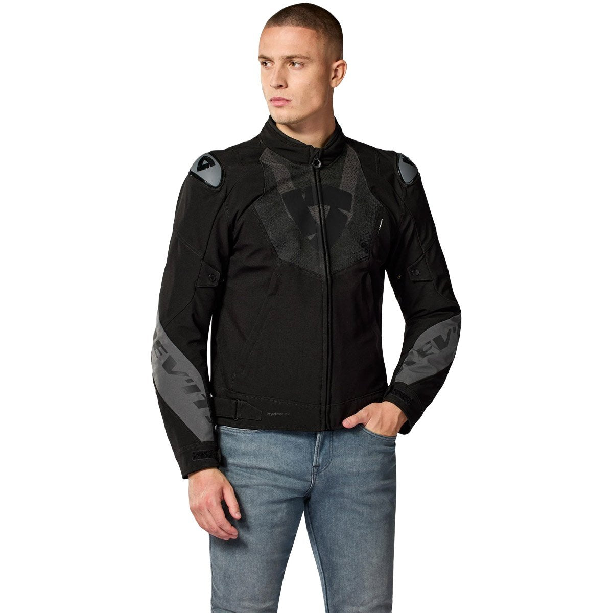 Chaqueta Rev'it Hyperspeed 3 H2O negro / gris