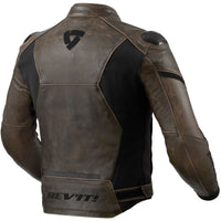 Chaqueta de piel Revit Parallax marrón