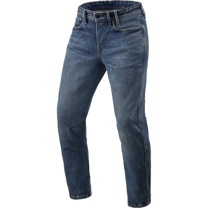 Pantalón vaquero Revit Detroit 3 Tapered L34 azul oscuro desgastado