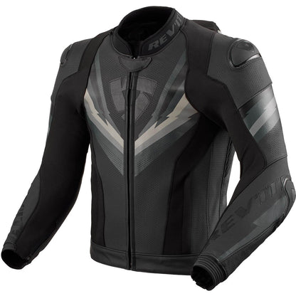Chaqueta de piel Rev'it Quantum 3 Pro negro / antracita