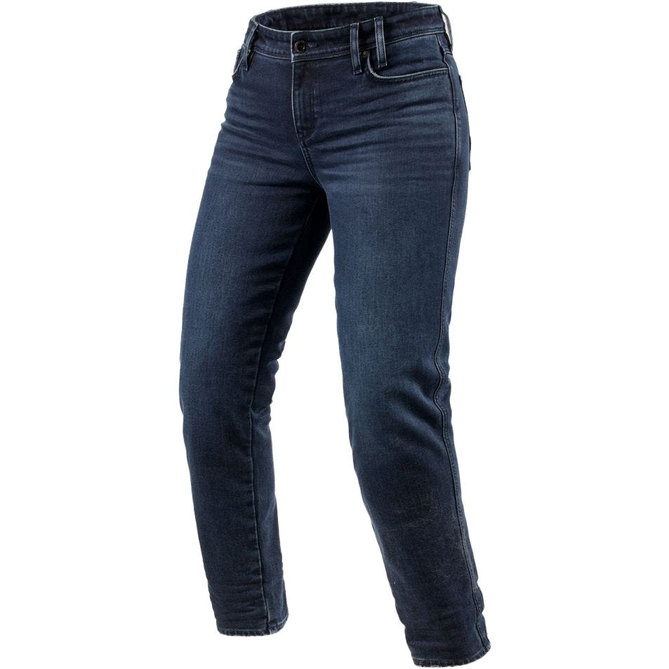 Pantalón vaquero Rev'it Violet Lady BF L32 azul oscuro / negro desgastado