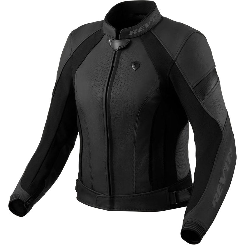 Chaqueta de piel Rev'it! Xena 4 Lady negro / antracita