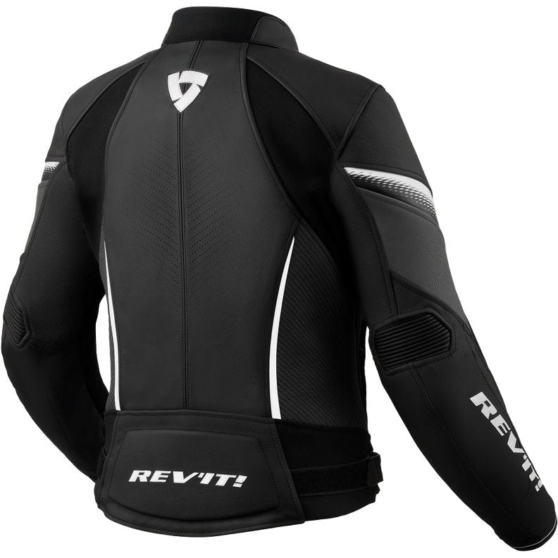 Chaqueta de piel Rev'it! Xena 4 Lady negro / blanco