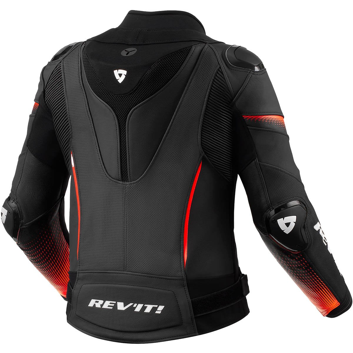 Chaqueta de piel Revit Xena 4 Pro Lady negro / rojo neón