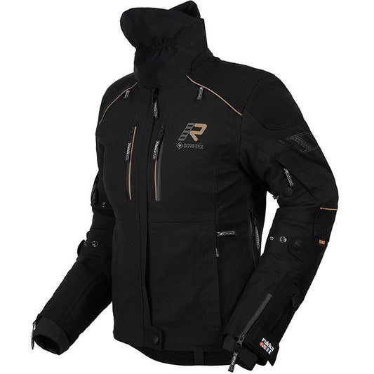 Chaqueta Rukka Flexorina Lady Black / Yellow Fluo