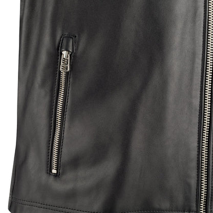 Chaqueta de piel Segura Bogart negro
