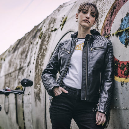 Chaqueta de piel Segura Dorian 2 Lady negro