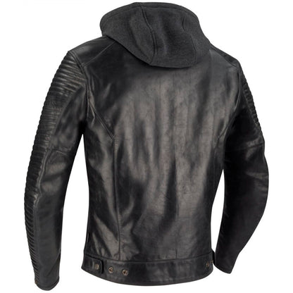 Chaqueta de piel Segura Dorian negro