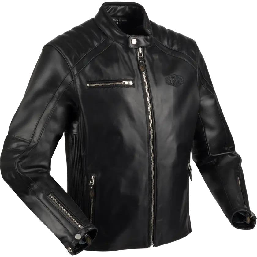Chaqueta de piel Segura Formula negro
