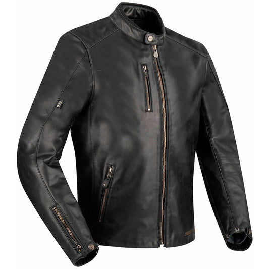 Chaqueta de piel Segura Laxey negro