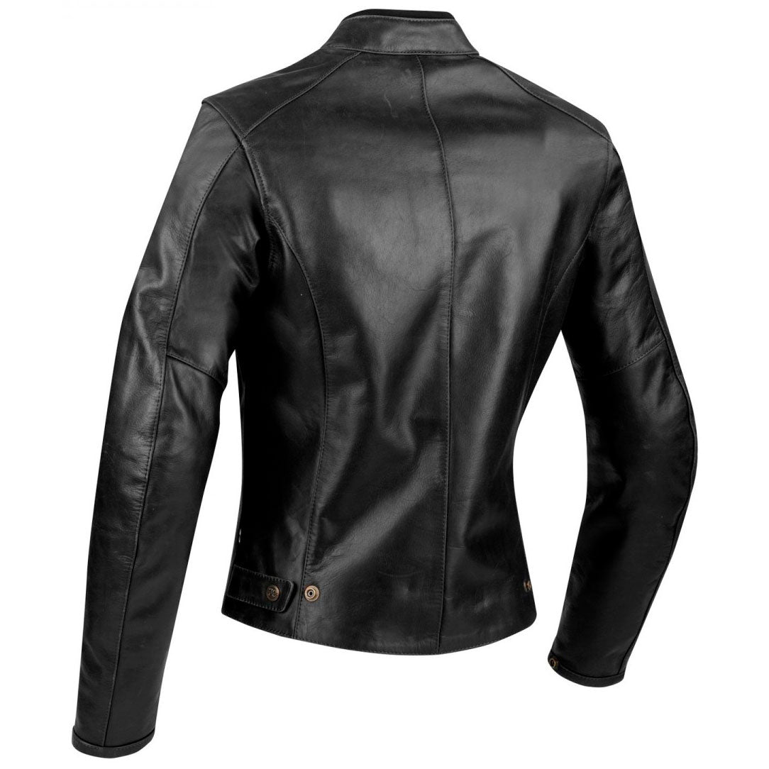 Chaqueta de piel Segura Laxey Lady negro
