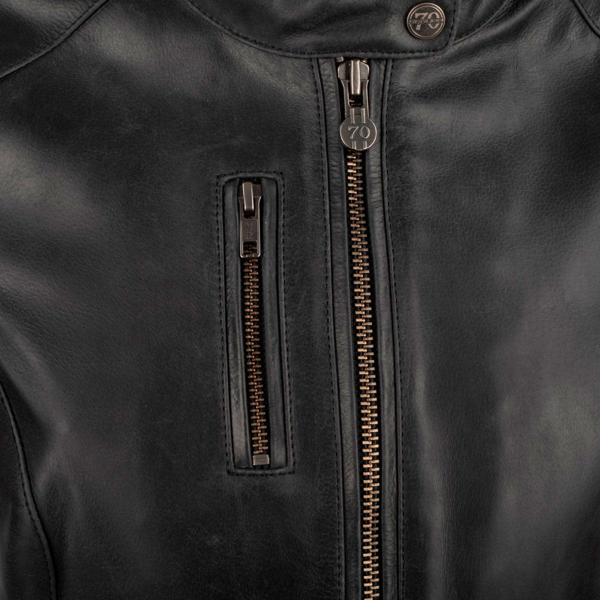 Chaqueta de piel Segura Laxey Lady negro
