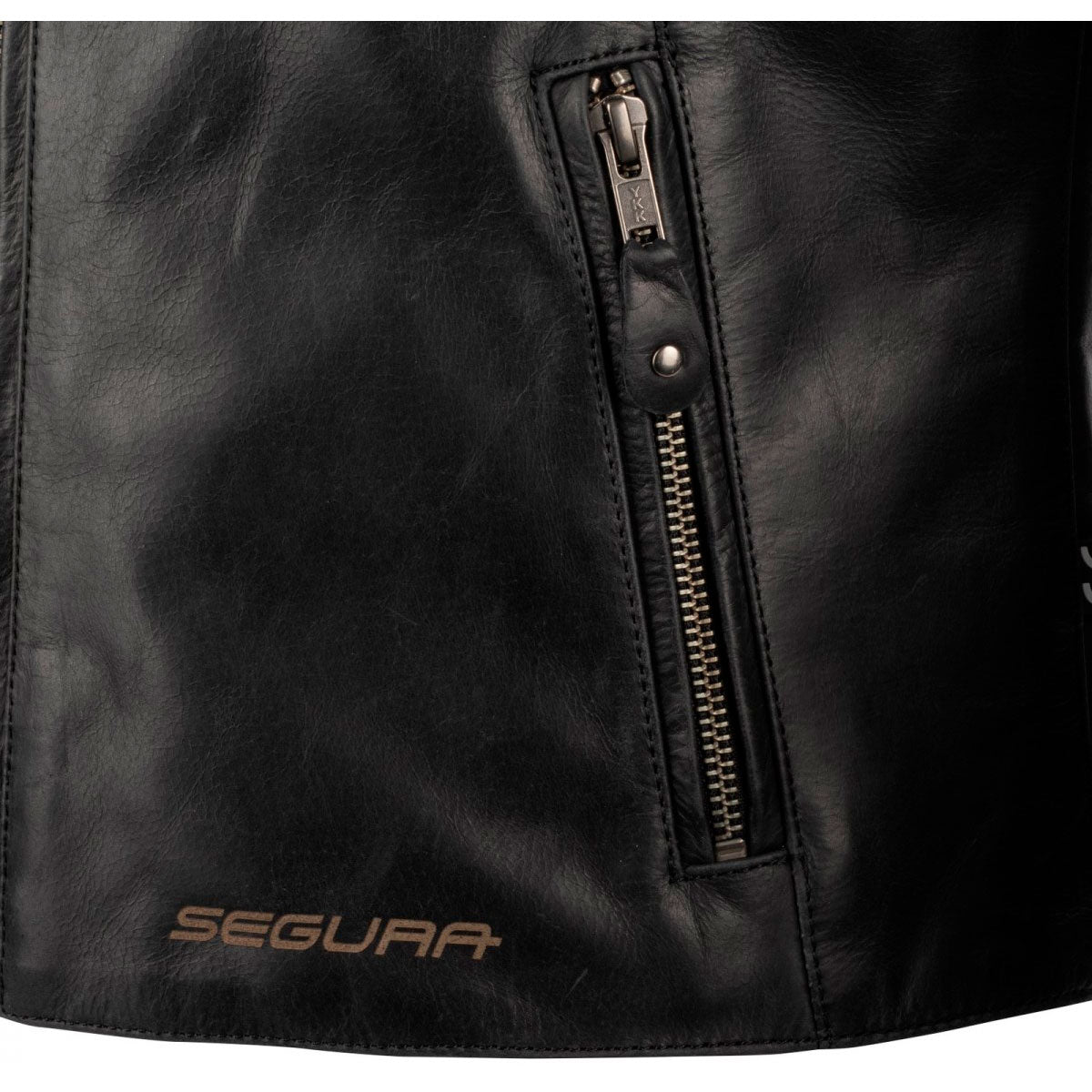 Chaqueta de piel Segura Laxey Lady negro