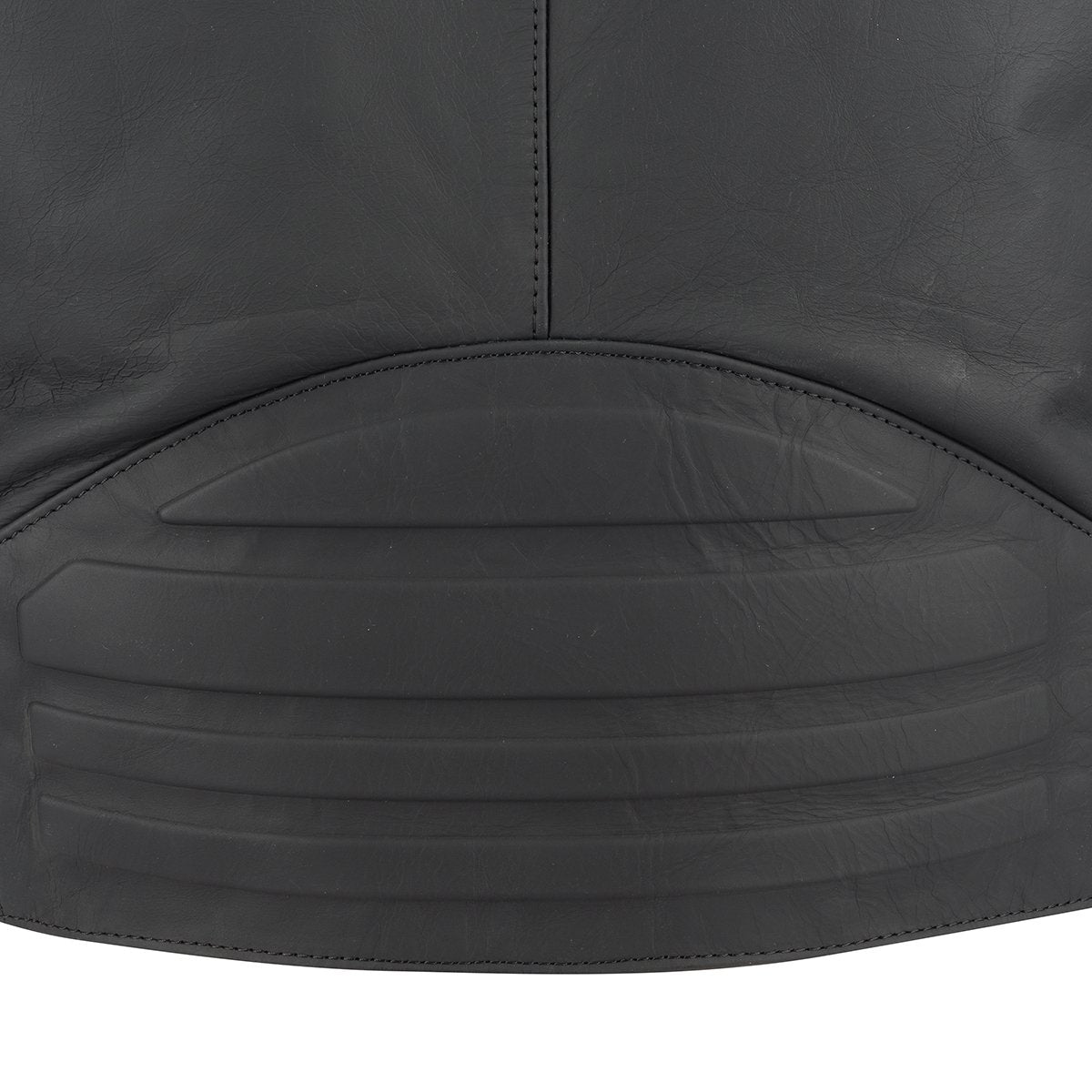 Chaqueta de piel Segura Phil negro / amarillo