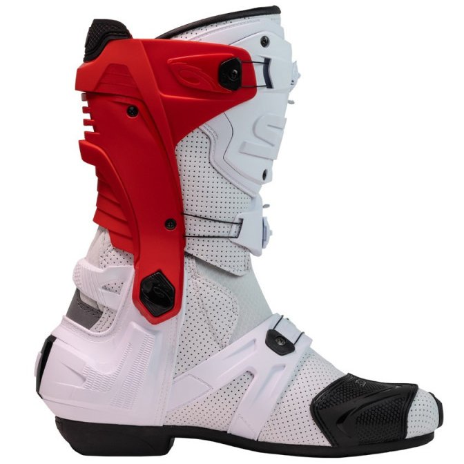 Botas Sidi Rex Air blanco / rojo