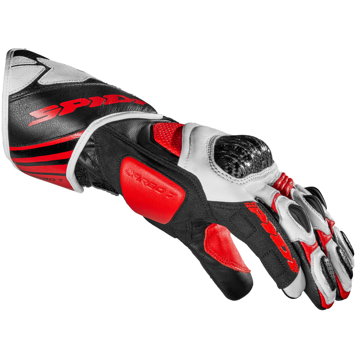 Guantes Spidi Carbo 7 rojo