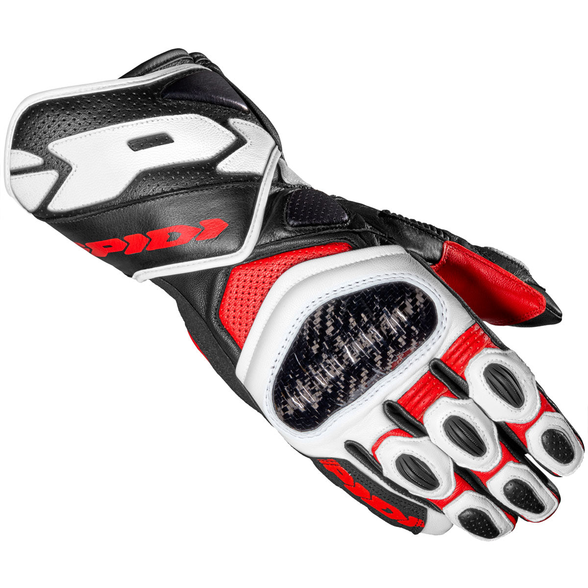 Guantes Spidi Carbo 7 rojo