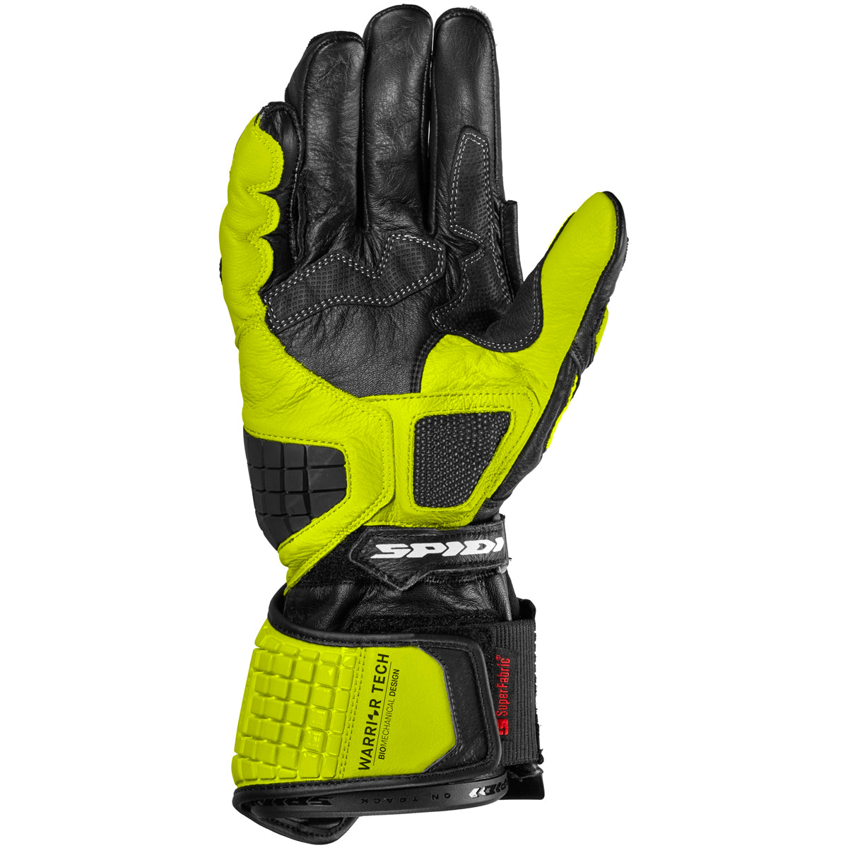 Guantes Spidi Carbo Track Evo Black / Yellow Fluo