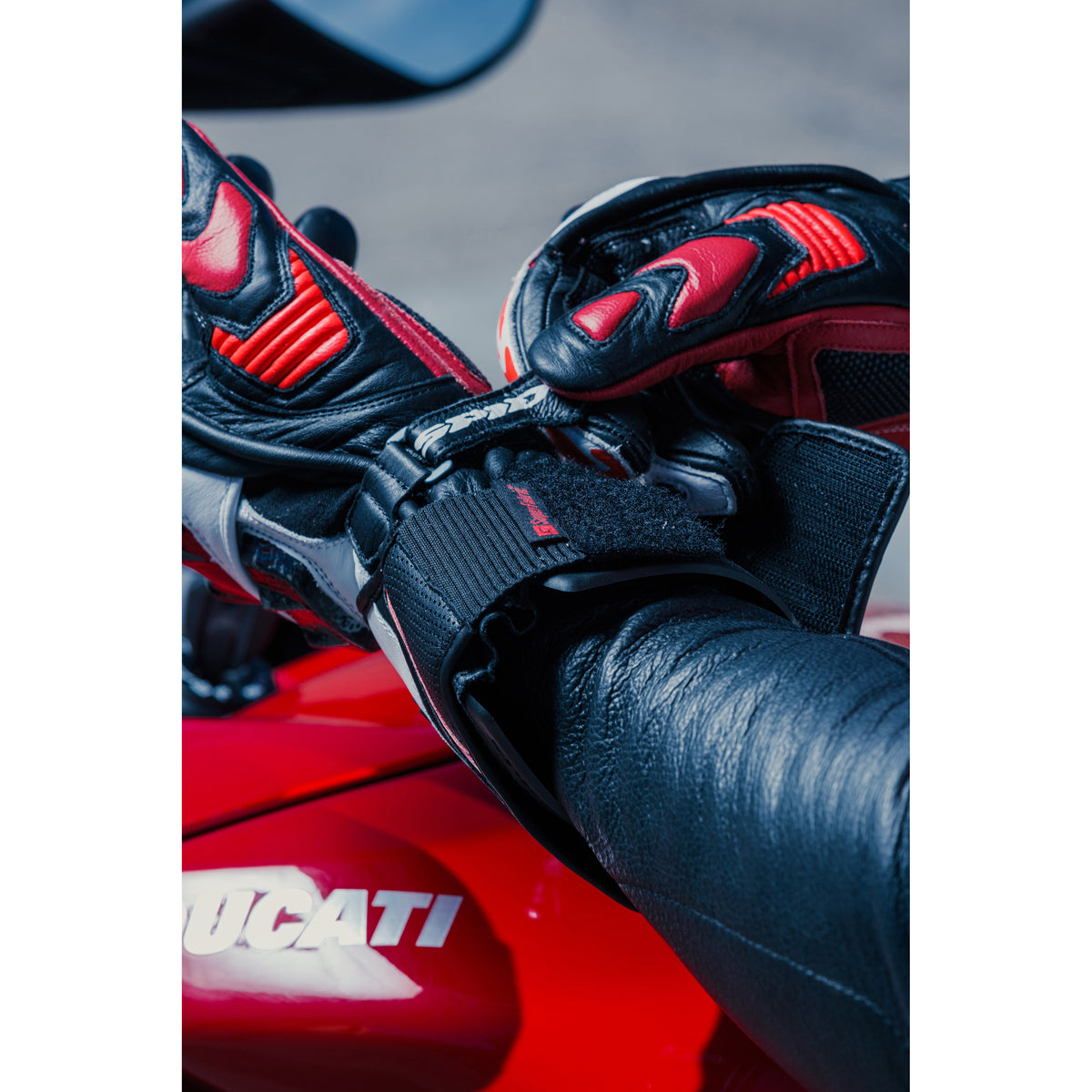 Guantes Spidi Carbo Track Evo Red