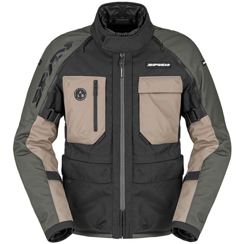 Chaqueta Spidi Crossmaster 2 verde oscuro