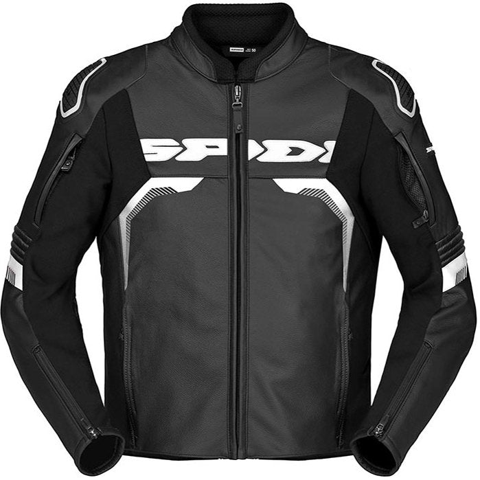 Chaqueta de piel Spidi Evorider 3 negro / blanco