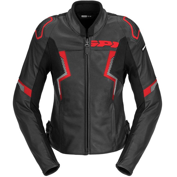 Chaqueta de piel Spidi Evorider 3 Lady negro / rojo