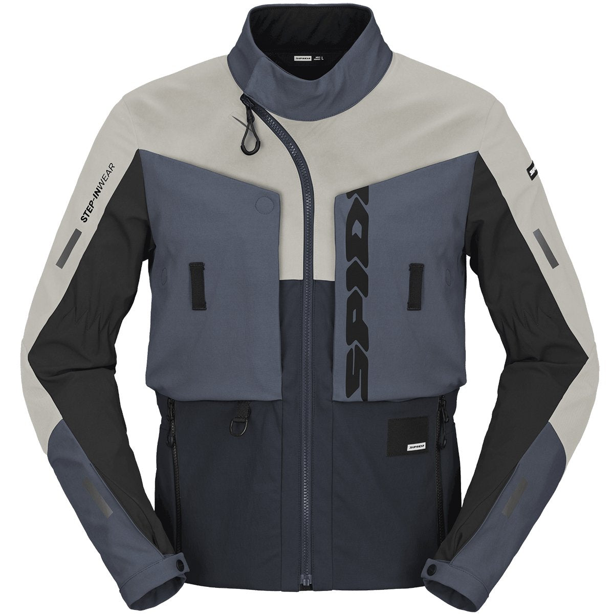Chaqueta Spidi Frontier Thermorain hielo / azul