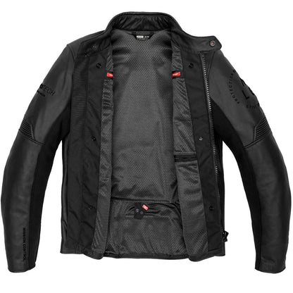 Chaqueta de piel Spidi Genesis negro