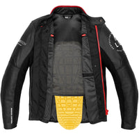 Chaqueta de piel Spidi Genesis rojo