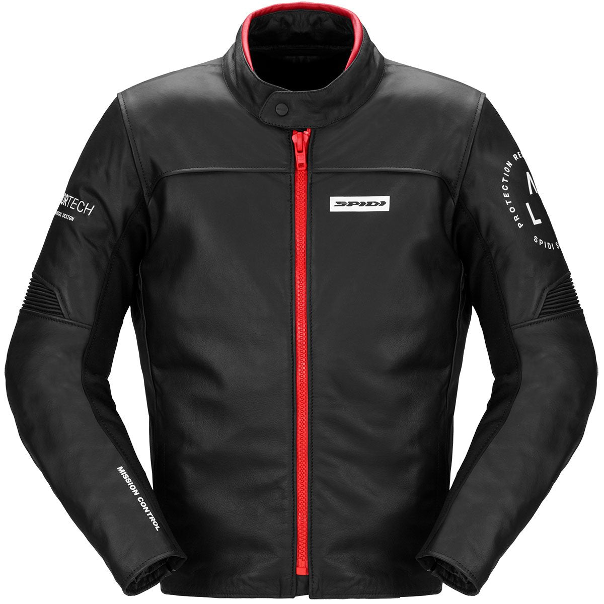 Chaqueta de piel Spidi Genesis rojo