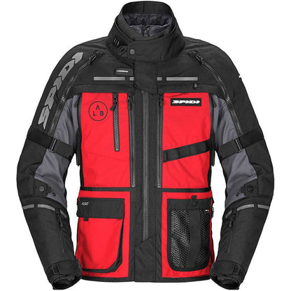Chaqueta Spidi Hard Track 3 negro / rojo