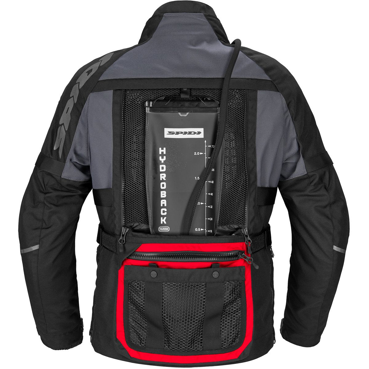 Chaqueta Spidi Hard Track 3 negro / rojo