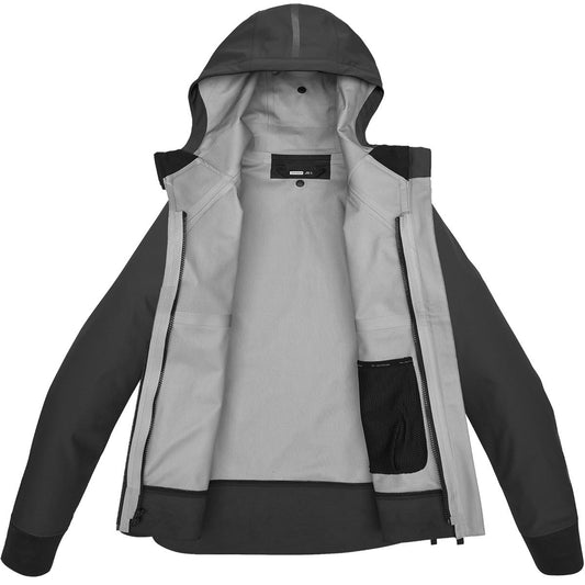 Chaqueta impermeable Spidi Hoodie Shell Black