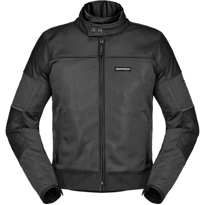 Chaqueta de piel Spidi Intersection H2Out negro