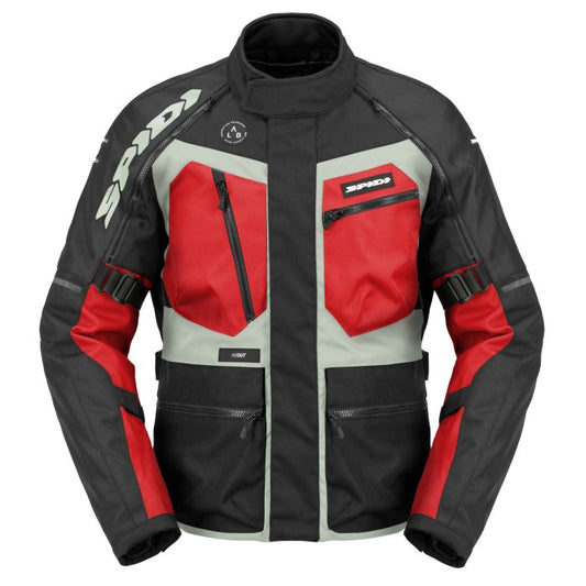 Chaqueta Spidi Ridemaster H2OUT rojo