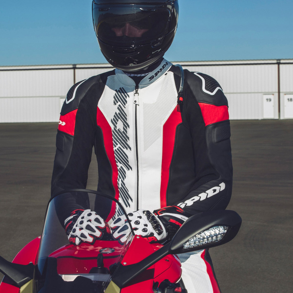 Mono Spidi Laser Pro Perforated rojo