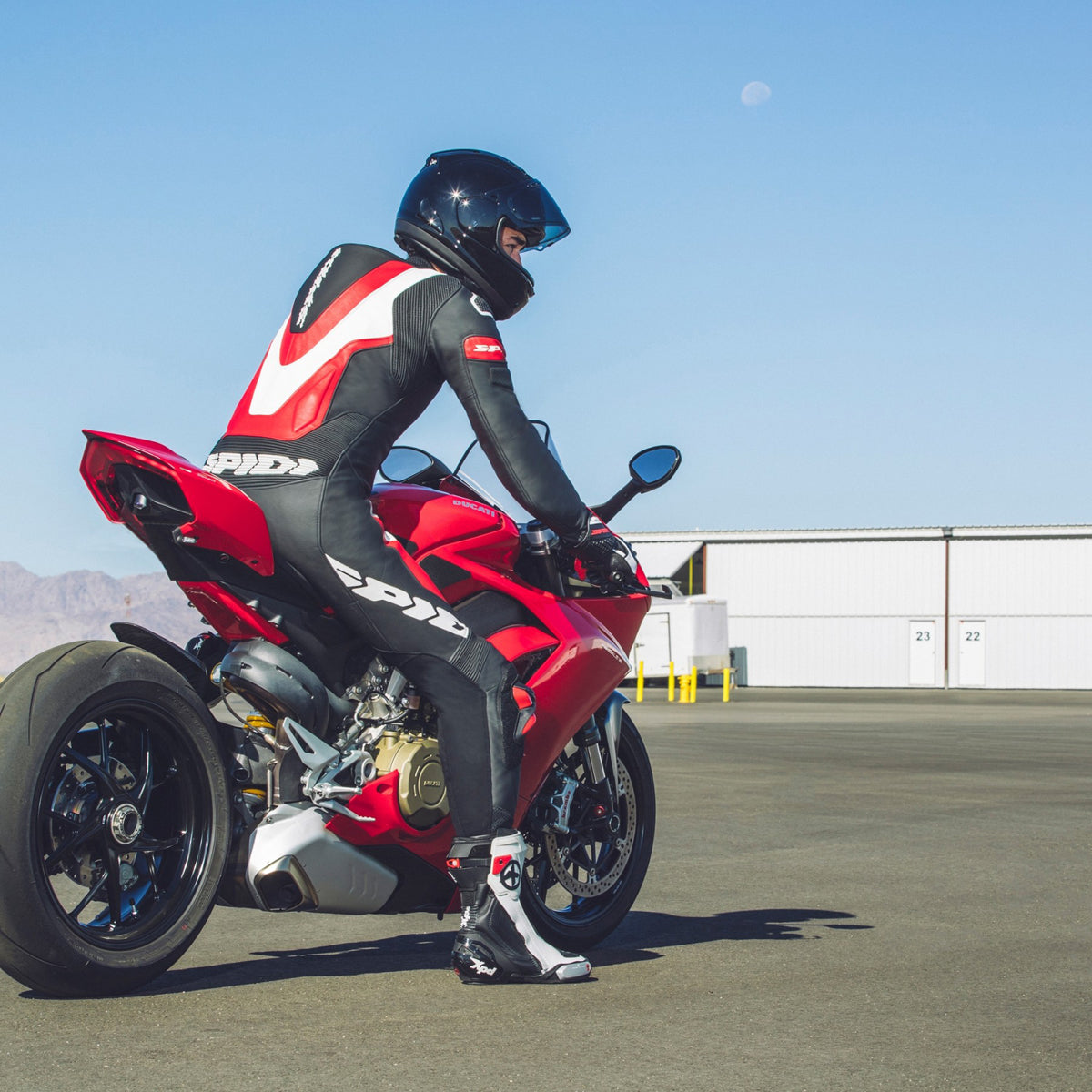 Mono Spidi Laser Pro Perforated rojo