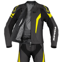 Mono Spidi Laser Touring negro / amarillo flúor
