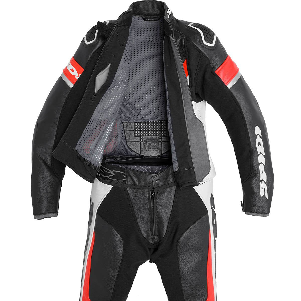 Mono Spidi Laser Touring Lady negro blanco rojo