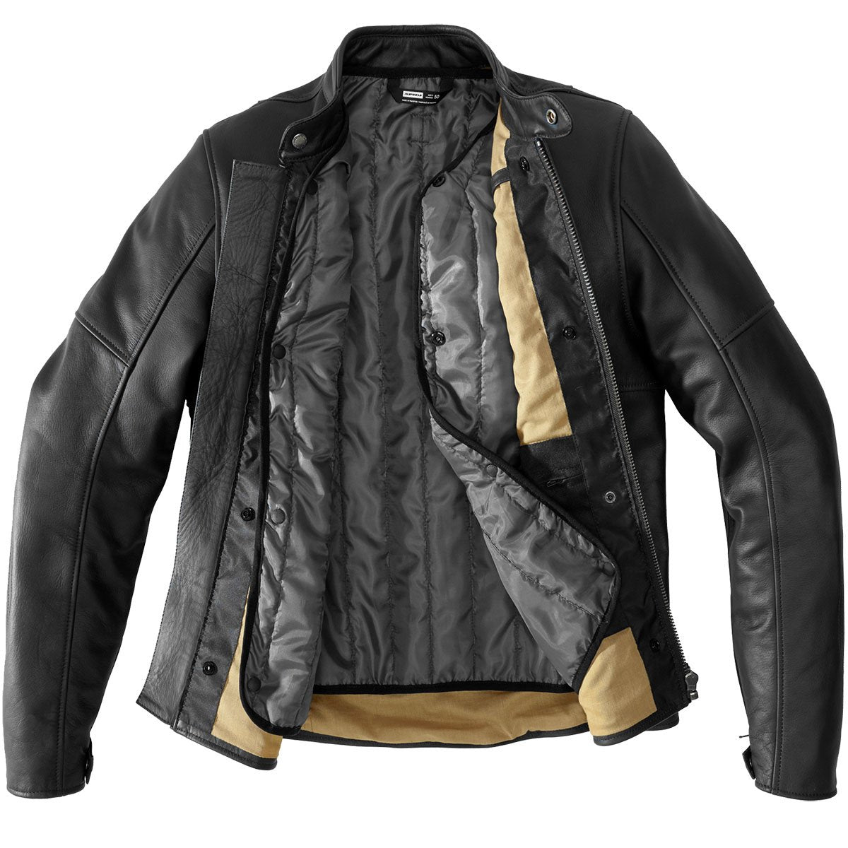 Chaqueta de piel Spidi Mack negro