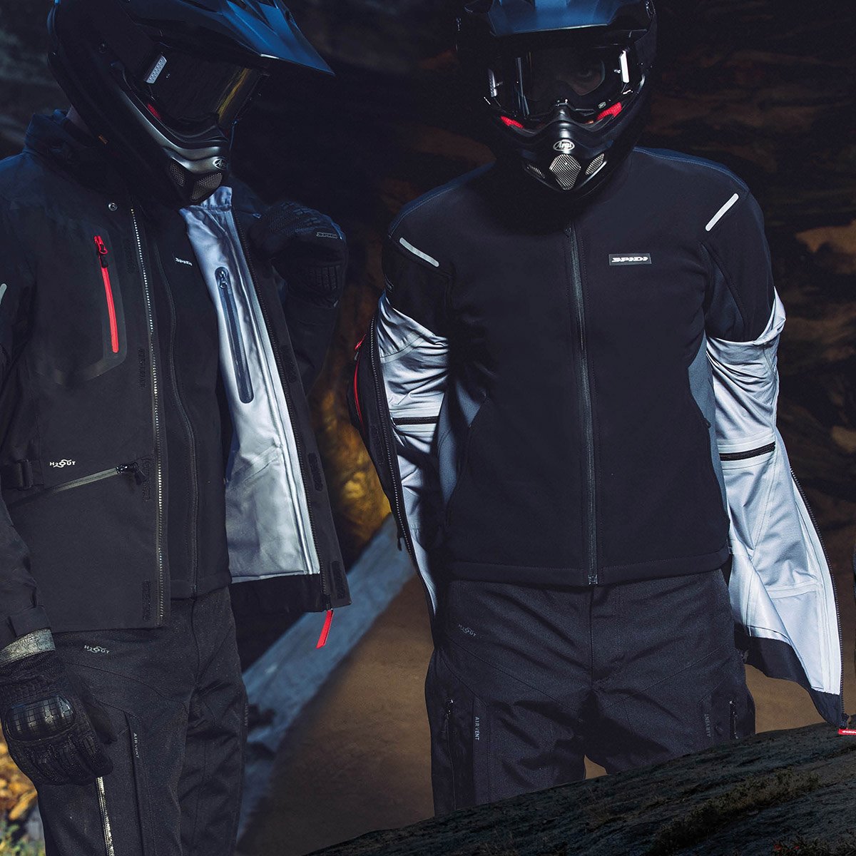 Chaqueta impermeable Spidi Mission-T Shield Black