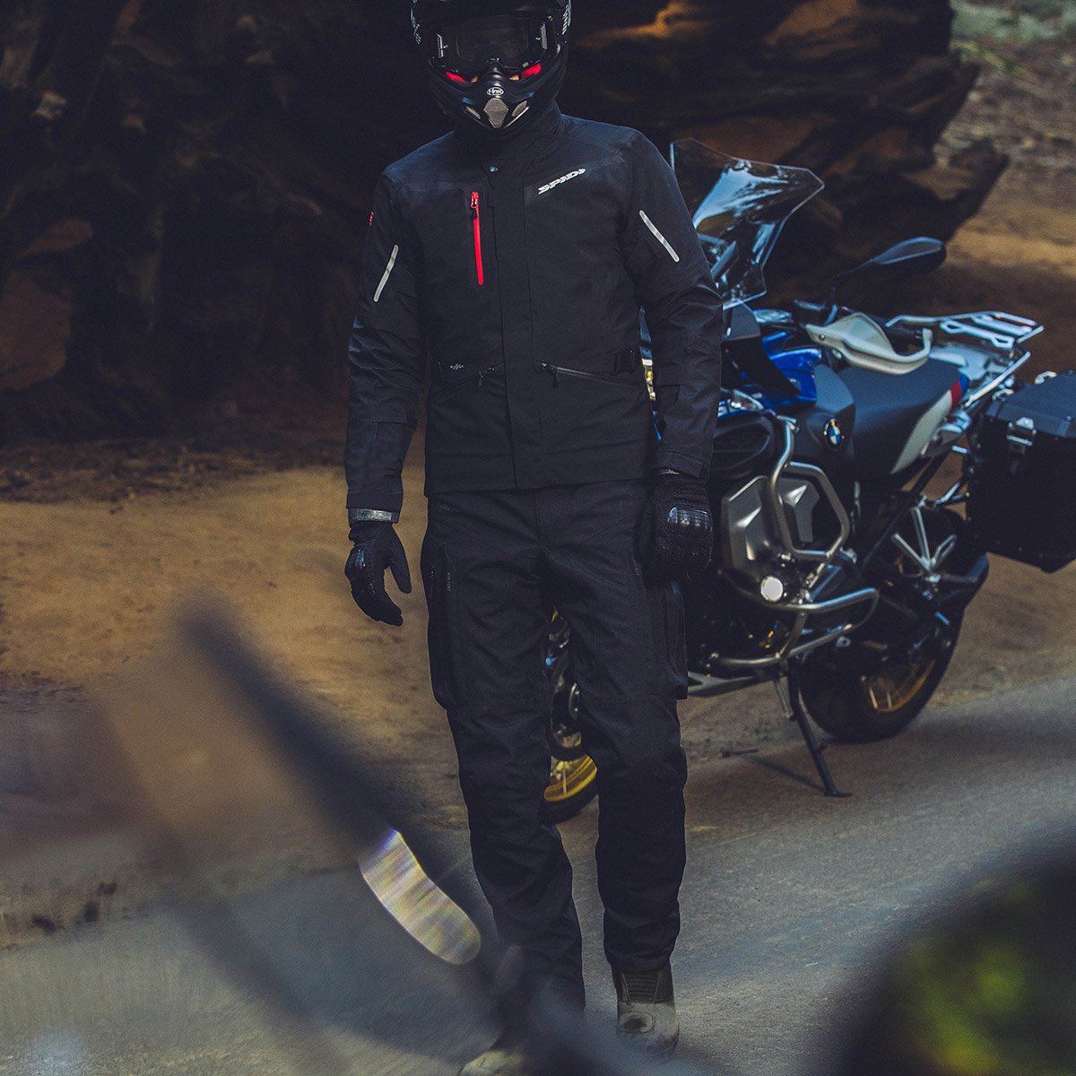 Chaqueta impermeable Spidi Mission-T Shield Black